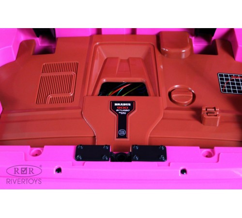 Детский двухместный электромобиль BRABUS MAXI Z888ZZ розовый