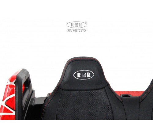 Детский электромобиль A707AA LUX NEW 4WD (16 км/ч.) красный спайдер