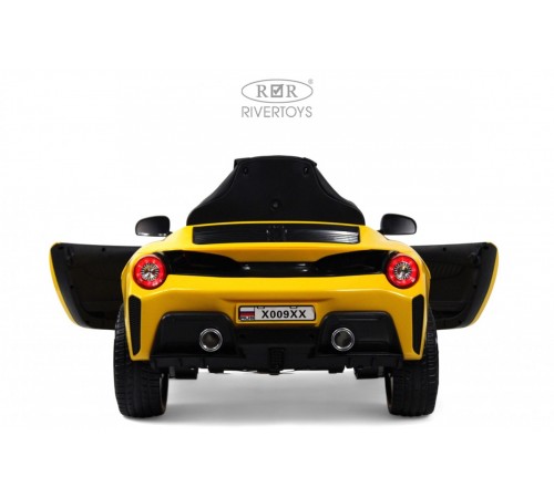 Детский электромобиль Ferrari  X009XX желтый