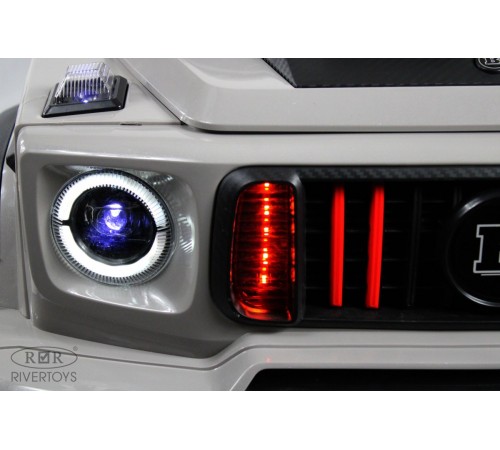 Детский двухместный электромобиль BRABUS MAXI Z888ZZ серый