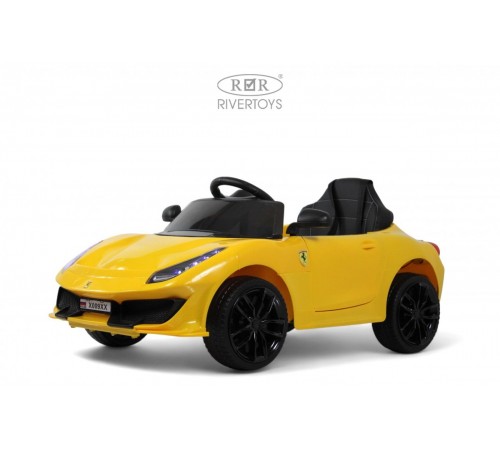 Детский электромобиль Ferrari  X009XX желтый