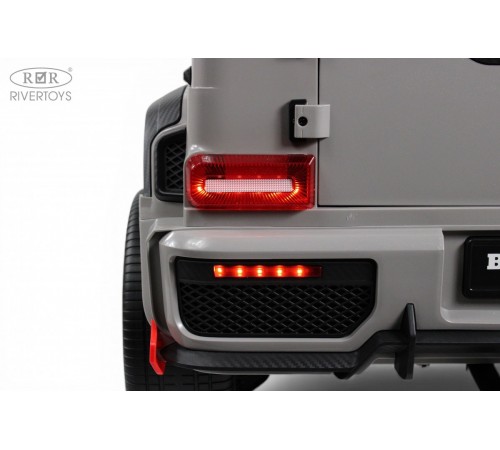 Детский двухместный электромобиль BRABUS MAXI Z888ZZ серый