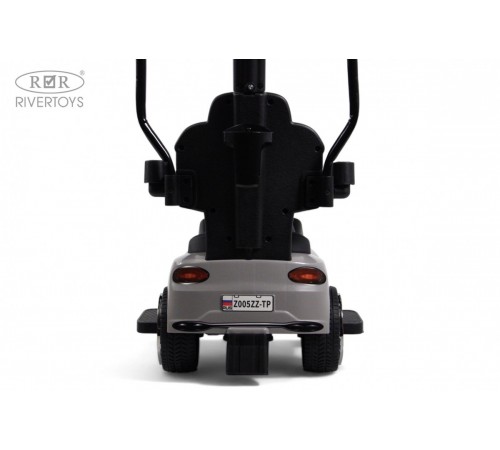 Детский толокар-каталка с козырьком Bentley Z005ZZ-TP серый