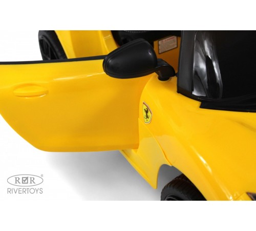 Детский электромобиль Ferrari  X009XX желтый