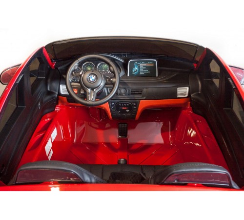 Джип BMW X6M mini Красный краска