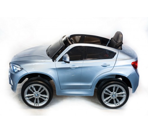 Джип BMW X6M mini Серебро краска