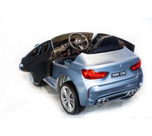 Джип BMW X6M mini Серебро краска