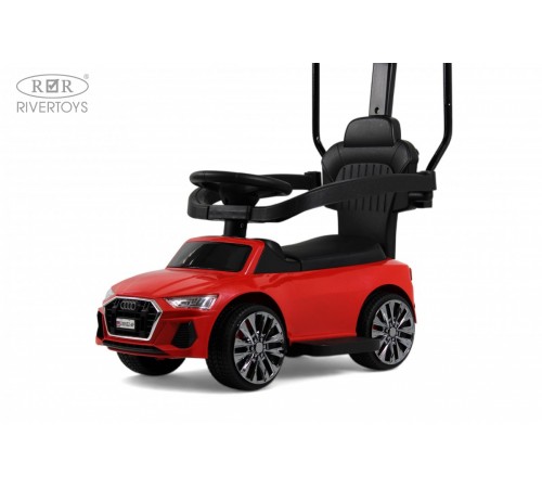 Детский толокар-каталка с козырьком AUDI Z005ZZ-AP красный