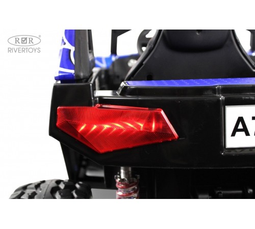 Детский электромобиль A707AA LUX NEW 4WD (16 км/ч.)  синий спайдер