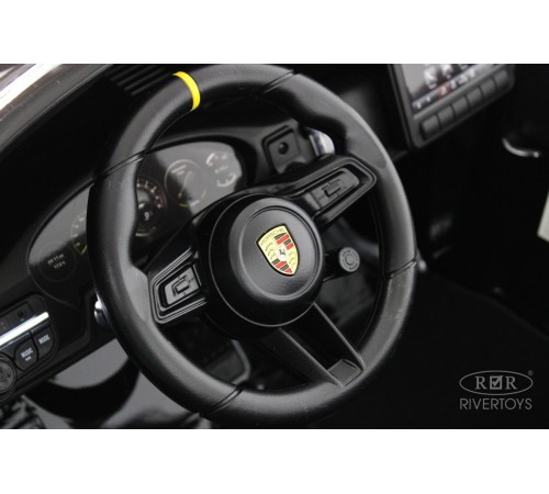 Детский электромобиль Porsche 911 GT3 (Y911YY) черный глянец