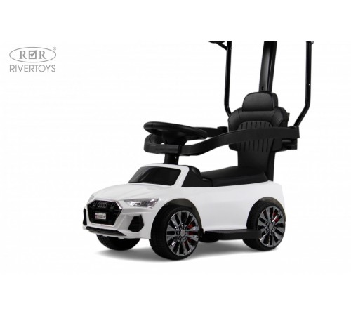 Детский толокар-каталка с козырьком AUDI Z005ZZ-AP белый