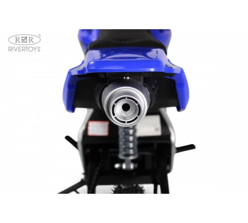 Детский электромотоцикл E777KX синий