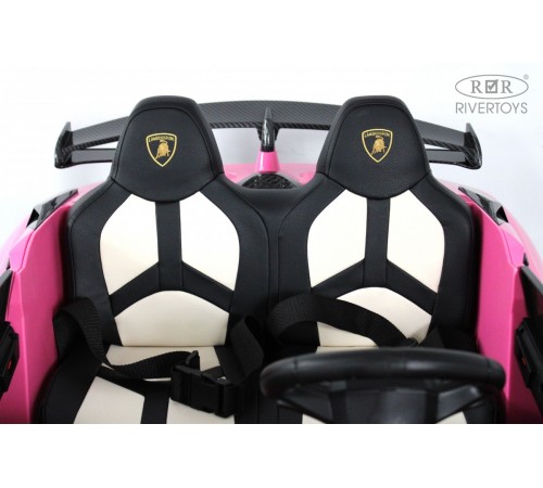 Детский электромобиль Lamborghini Aventador SVJ (A111MP) розовый