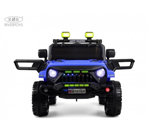 Детский электромобиль Джип MINI М101БХ синий
