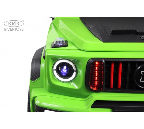 Детский двухместный электромобиль BRABUS MAXI Z888ZZ зеленый