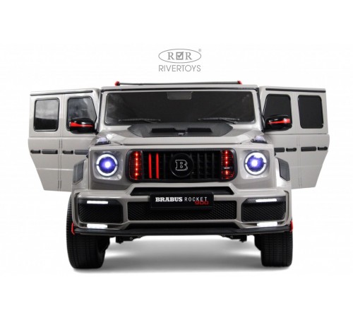 Детский двухместный электромобиль BRABUS MAXI Z888ZZ серый