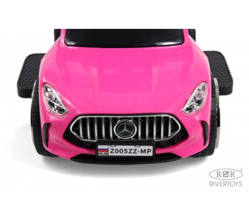 Детский толокар-каталка с козырьком Merc Z005ZZ-MP розовый
