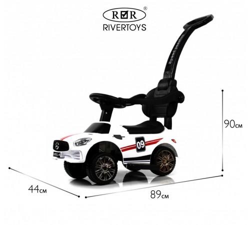 Детский толокар L003LL-A белый