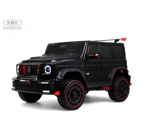 Детский двухместный электромобиль BRABUS MAXI Z888ZZ черный