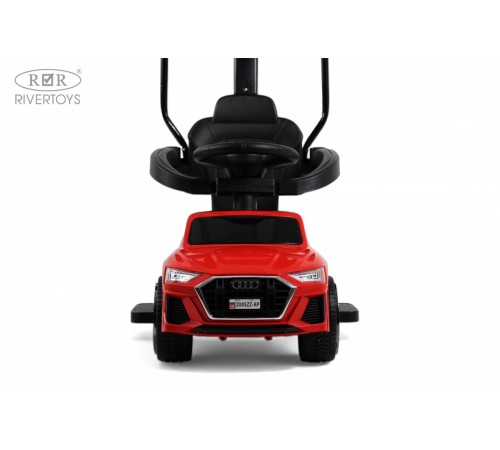 Детский толокар-каталка с козырьком AUDI Z005ZZ-AP красный