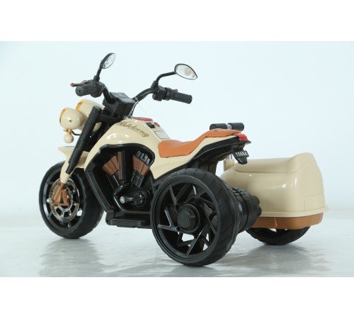 Трицикл Harley-Davidson с люлькой 9912 Бежевый