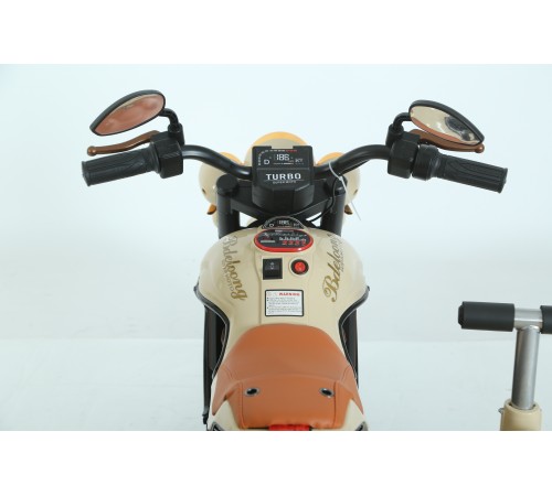 Трицикл Harley-Davidson с люлькой 9912 Бежевый