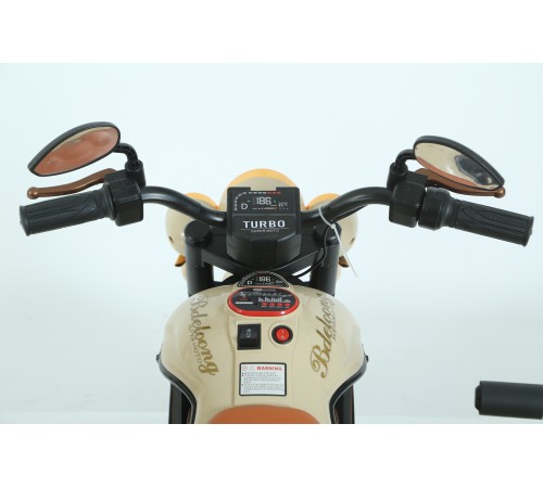 Трицикл Harley-Davidson с люлькой 9912 Бежевый