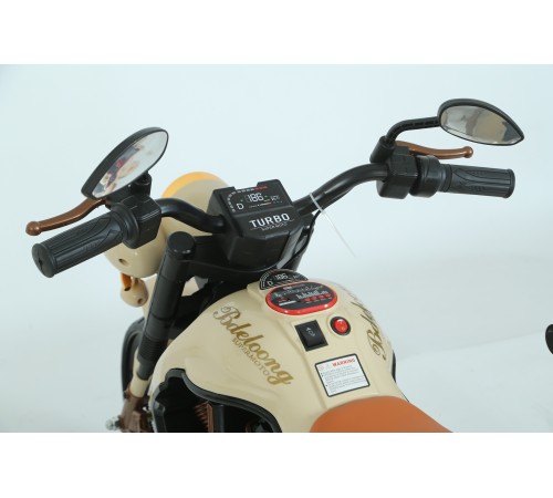 Трицикл Harley-Davidson с люлькой 9912 Бежевый