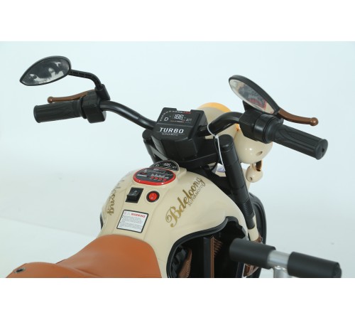 Трицикл Harley-Davidson с люлькой 9912 Бежевый