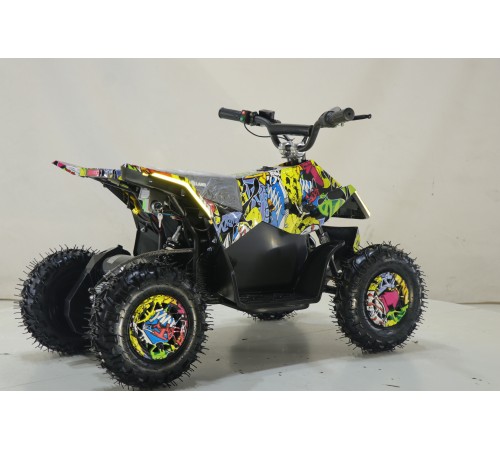 Квадроцикл ATV-2E 36V1000W Граффити желтый (Graffiti 12)