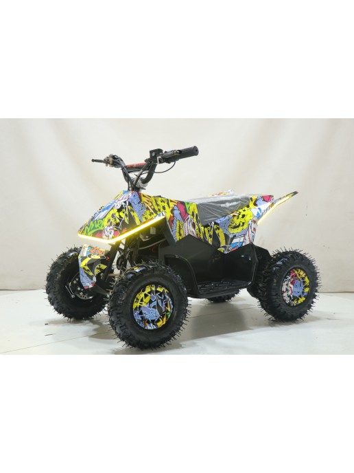 Квадроцикл ATV-2E 36V1000W Граффити желтый (Graffiti 12)