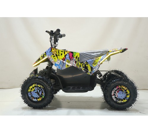 Квадроцикл ATV-2E 36V1000W Граффити желтый (Graffiti 12)