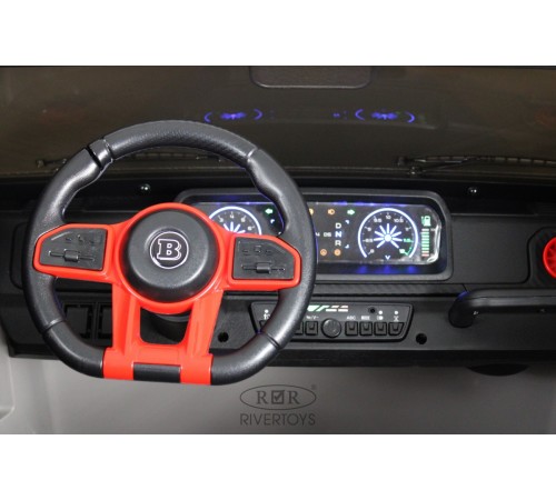 Детский двухместный электромобиль BRABUS MAXI Z888ZZ серый