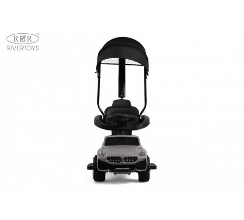 Детский толокар-каталка с козырьком BMW Z005ZZ-BP серый