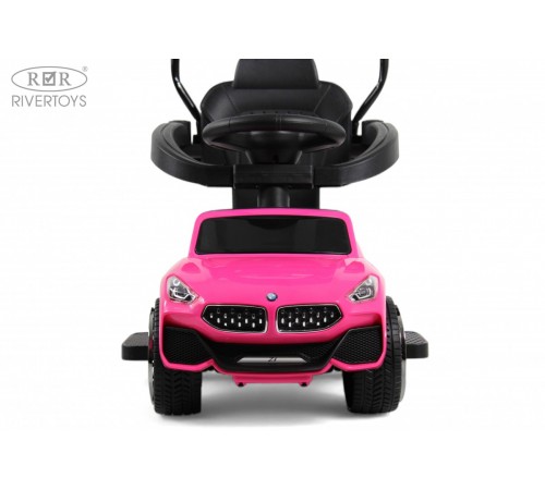 Детский толокар-каталка с козырьком BMW Z005ZZ-BP розовый