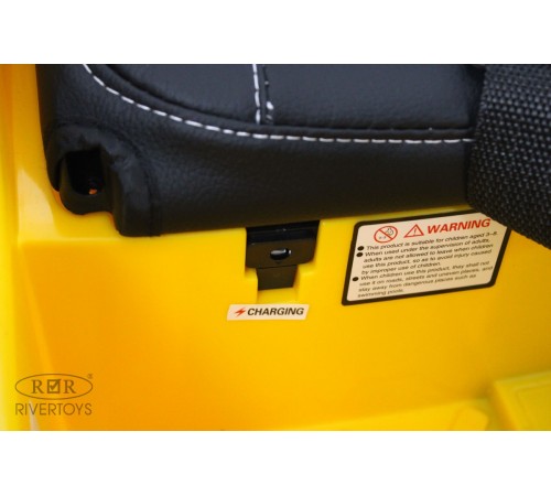 Детский электромобиль Ferrari  X009XX желтый