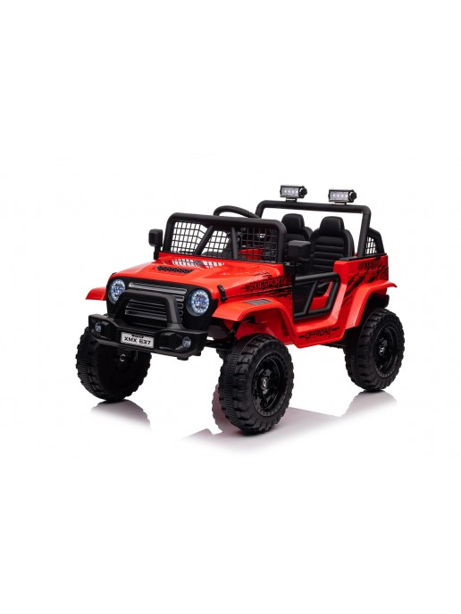 Джип Jeep Rubicon ХМХ 637 Красный
