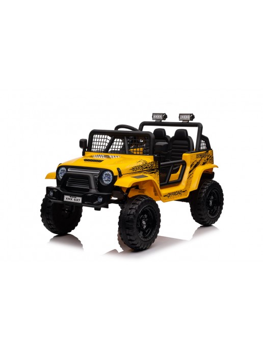 Джип Jeep Rubicon ХМХ 637 Желтый
