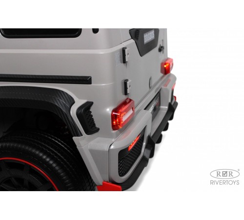 Детский двухместный электромобиль BRABUS MAXI Z888ZZ серый