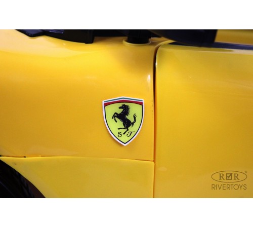 Детский электромобиль Ferrari  X009XX желтый