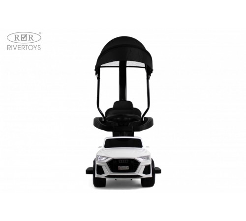 Детский толокар-каталка с козырьком AUDI Z005ZZ-AP белый