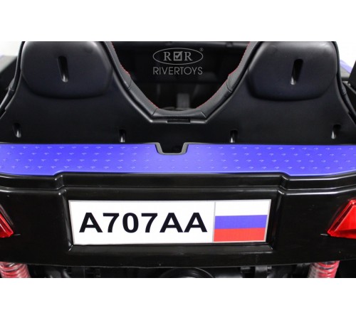 Детский электромобиль A707AA LUX NEW 4WD (16 км/ч.)  синий спайдер