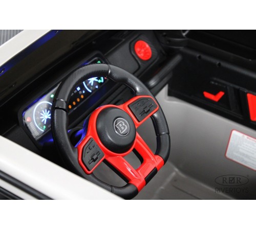 Детский двухместный электромобиль BRABUS MAXI Z888ZZ серый