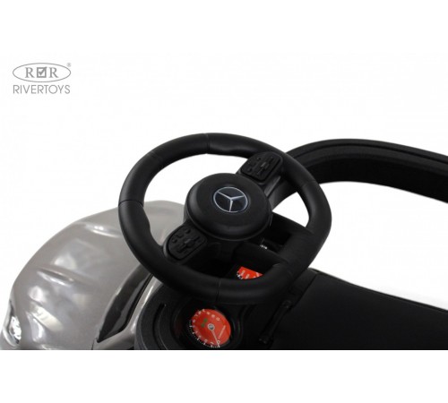 Детский толокар-каталка с козырьком Merc Z005ZZ-MP серый