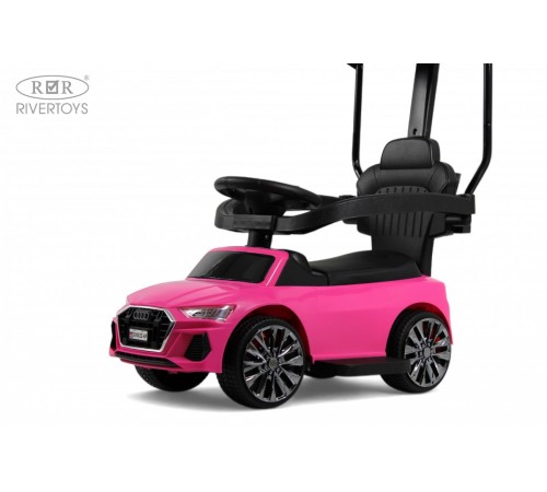 Детский толокар-каталка с козырьком AUDI Z005ZZ-AP розовый