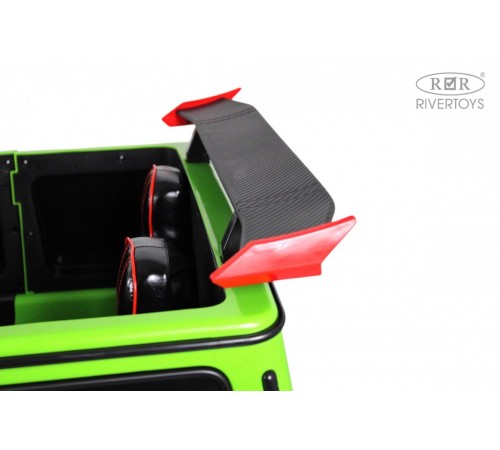 Детский двухместный электромобиль BRABUS MAXI Z888ZZ зеленый