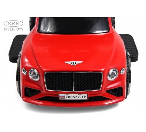 Детский толокар-каталка с козырьком Bentley Z005ZZ-TP красный