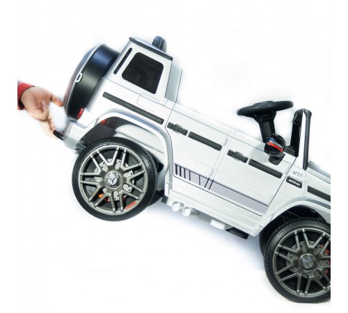 Джип Mercedes Benz G 63 Small BBH-0002 Серебряный краска