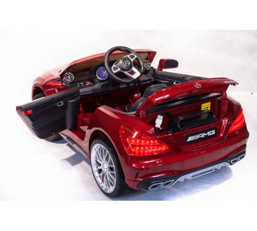 Автомобиль Mercedes Benz SL 65 Красный краска