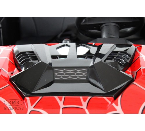 Детский электромобиль A707AA LUX NEW 4WD (16 км/ч.) красный спайдер